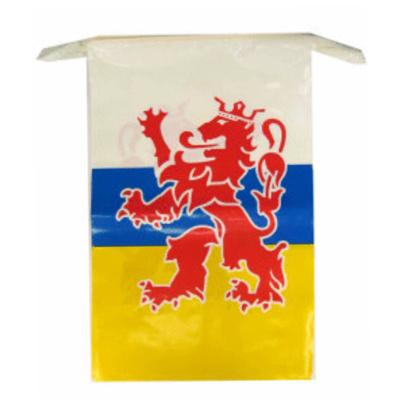 Limburg provincie slingers - 10 meter - Limburg versiering / vlaggenlijn - kunststof