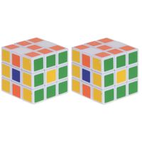 Voordelig kubus spelletje 3,5 cm 2 stuks   -