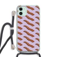 Bacon to my eggs #2: iPhone 11 Transparant Hoesje met koord