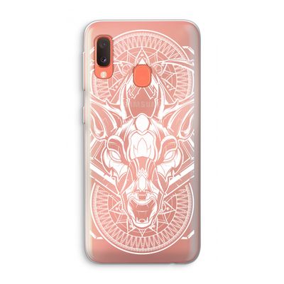 Oh Deer: Samsung Galaxy A20e Transparant Hoesje