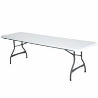 Vouwtafel Lifetime Wit 244 x 74 x 76 cm