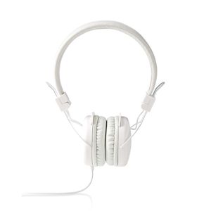 Nedis HPWD1100WT hoofdtelefoon/headset Hoofdtelefoons Bedraad Hoofdband Muziek/Voor elke dag Wit