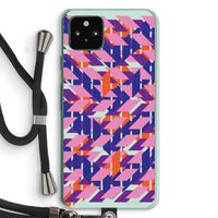 Skew Blush 3: Pixel 5a 5G Transparant Hoesje met koord