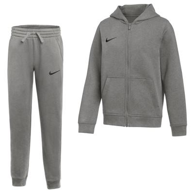 Nike Park 26 Fleece Vest Joggingpak Kids Donkergrijs Zwart Nike Park 26 Fleece Vest Joggingpak Kids Donkergrijs Zwart