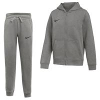 Nike Park 26 Fleece Vest Joggingpak Kids Donkergrijs Zwart