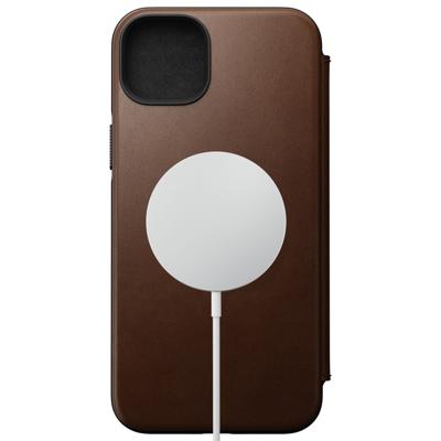 Nomad Modern leather folio iPhone 14 Plus