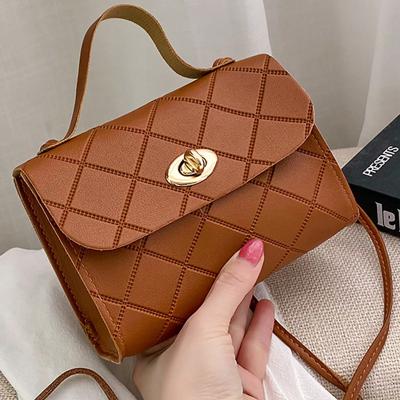 Fashionable Women Handbag Shoulder Messenger Mini Crossbody Bags Valentines Brown