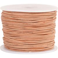 Creativ Company Leerkoord, dikte 1 mm, beige, 50 m/ 1 rol