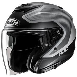 HJC i31 Tevis, Jethelm of scooter helm, Mat grijs Zwart