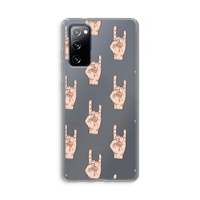 Rock: Samsung Galaxy S20 FE / S20 FE 5G Transparant Hoesje