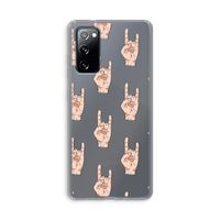 Rock: Samsung Galaxy S20 FE / S20 FE 5G Transparant Hoesje