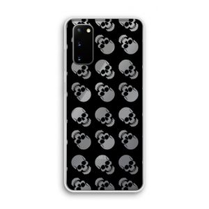 Musketon Skulls: Samsung Galaxy S20 Transparant Hoesje
