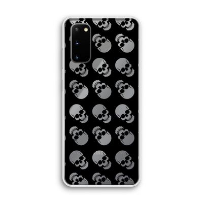 Musketon Skulls: Samsung Galaxy S20 Transparant Hoesje