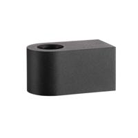 SLV Strak wandlampjeFitu zwart - 1004738