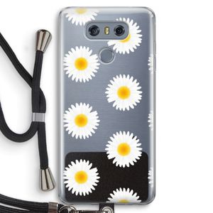Margrietjes: LG G6 Transparant Hoesje met koord