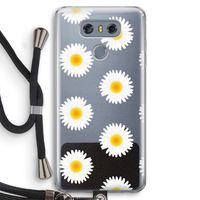 Margrietjes: LG G6 Transparant Hoesje met koord