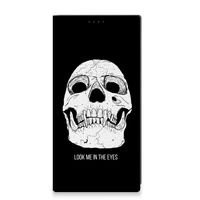 Mobiel BookCase Samsung Galaxy S23 Ultra Skull Eyes