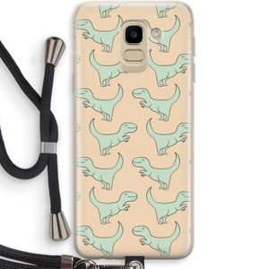 Dinos: Samsung Galaxy J6 (2018) Transparant Hoesje met koord