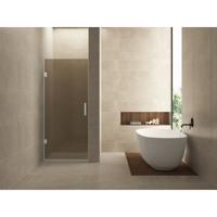 Wiesbaden Less Nisdeur - 700x2000x8mm - Nano Vintage Brons Glas - Geborsteld Staal