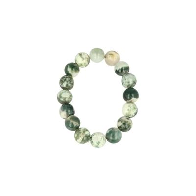 Edelsteen Armband Mos Agaat - 12 mm