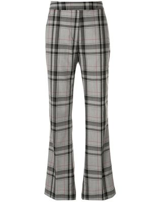 3.1 Phillip Lim pantalon droit à carreaux - Gris