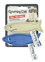 GRUMPY CAT SARDINES MET CATNIP 2 STUKS 7 CM - thumbnail