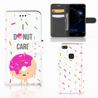 Huawei P10 Lite Book Cover Donut Roze - thumbnail