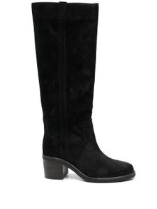 ISABEL MARANT bottes 55 mm en daim - Noir