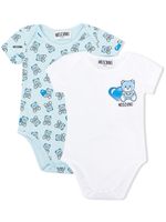 Moschino Kids grenouillère à imprimé ourson - Blanc - thumbnail