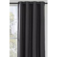 1+1 Gratis Leen Bakker - Gordijn Dion - Antraciet - 140x280 Cm (1 Stuk) - Polyester - Grijs