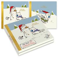 Doe Eens Lief Kerstkaarten Sneeuwpop