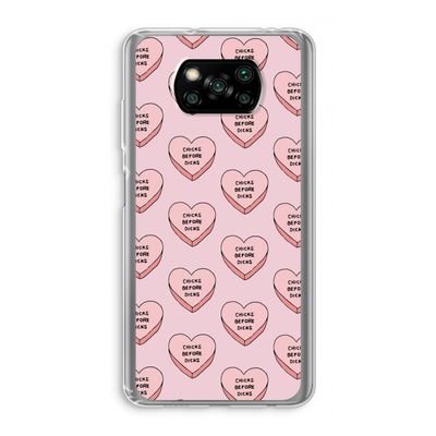 Chicks before dicks: Xiaomi Poco X3 Pro Transparant Hoesje
