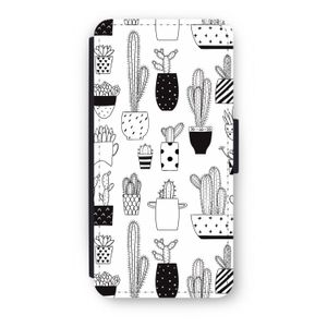 Cactusmotief: iPhone SE 2020 Flip Hoesje