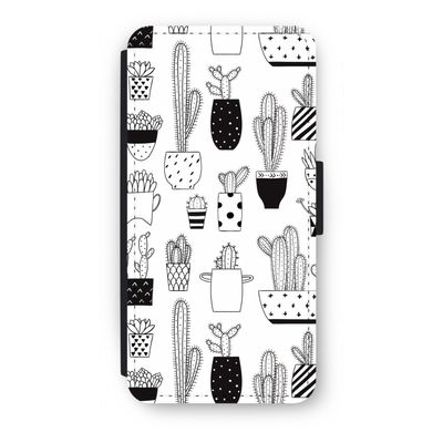 Cactusmotief: iPhone SE 2020 Flip Hoesje