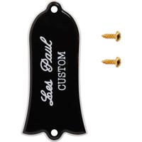 Gibson Truss Rod Cover Les Paul Custom Black halspen afdekplaat voor gitaar
