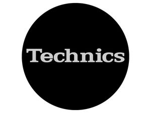 Technics Slipmat Set Black/Silver Logo