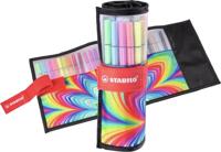 Stabilo pen 68 rollerset met 25 kleuren