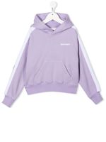 Palm Angels Kids hoodie en coton à logo imprimé - Violet