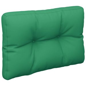 vidaXL Palletkussen 60x40x12 cm stof groen