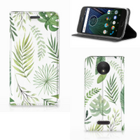 Motorola Moto C Plus Smart Cover Leaves - thumbnail