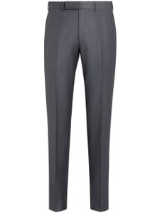 Zegna pantalon de costume à coupe slim - Gris