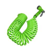 Flexibele/uitrekbare tuinslang - 10 meter - met sproeikop - tuinbewatering