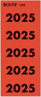 Rugetiket leitz 2025 rood 100 stuks