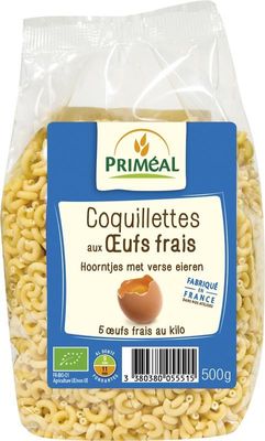 Macaroni met verse eieren bio