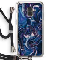 Mirrored Mirage: Samsung Galaxy A8 (2018) Transparant Hoesje met koord