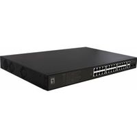 LevelOne GEP-2821 netwerk-switch Unmanaged Gigabit Ethernet (10/100/1000) Power over Ethernet (PoE) 1U Zwart - thumbnail