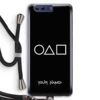 Squid Game: Honor 9 Transparant Hoesje met koord