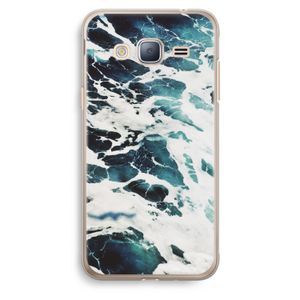 Golven: Samsung Galaxy J3 (2016) Transparant Hoesje