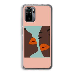 Orange lips: Xiaomi Redmi Note 10 Pro Transparant Hoesje