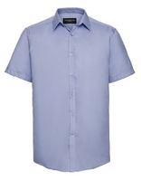 Russell Z963 Men`s Short Sleeve Tailored Herringbone Shirt